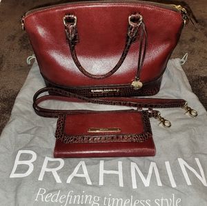 Brahmin satchel & wallet